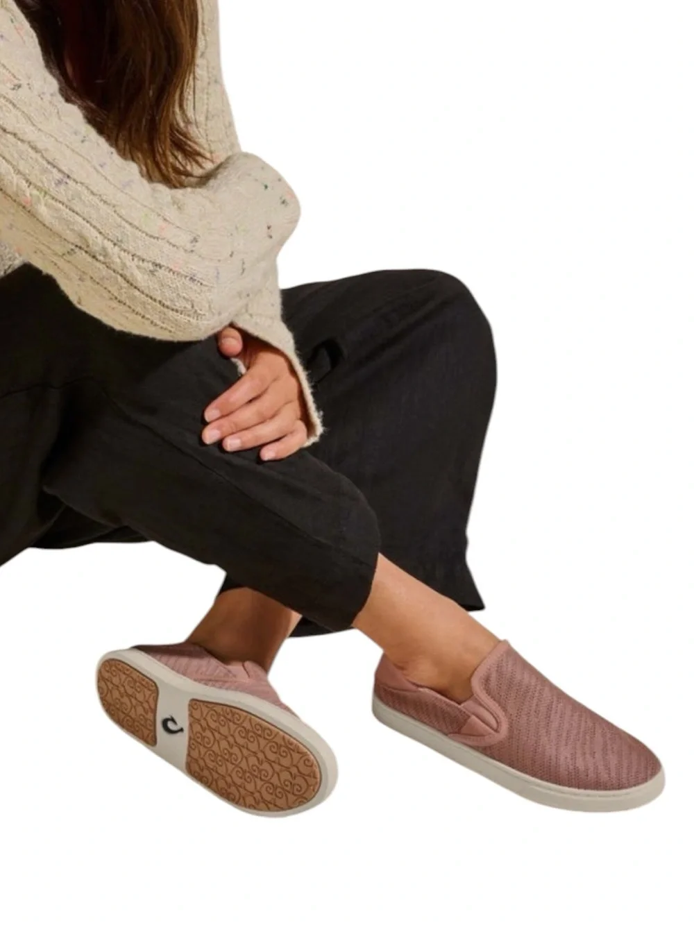 OLUKAI Pehuea Cork Pink Breathable Slip-on Loafers Size 9 — NEW WITHOUT BOX